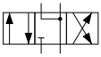 Symbol 4-3 ski
                      selector valve (floating mid-position).svg