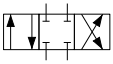 Symbol 4-3 ski
                      selector valve (mid-position closed).svg