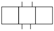 Symbol Ski selector
                      valve (three switching positions; four
                      connections).svg