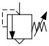 Symbol Pressure relief
                      valve.svg