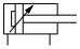 Symbol Cylinder
                      (adjustable absorption of the piston).svg