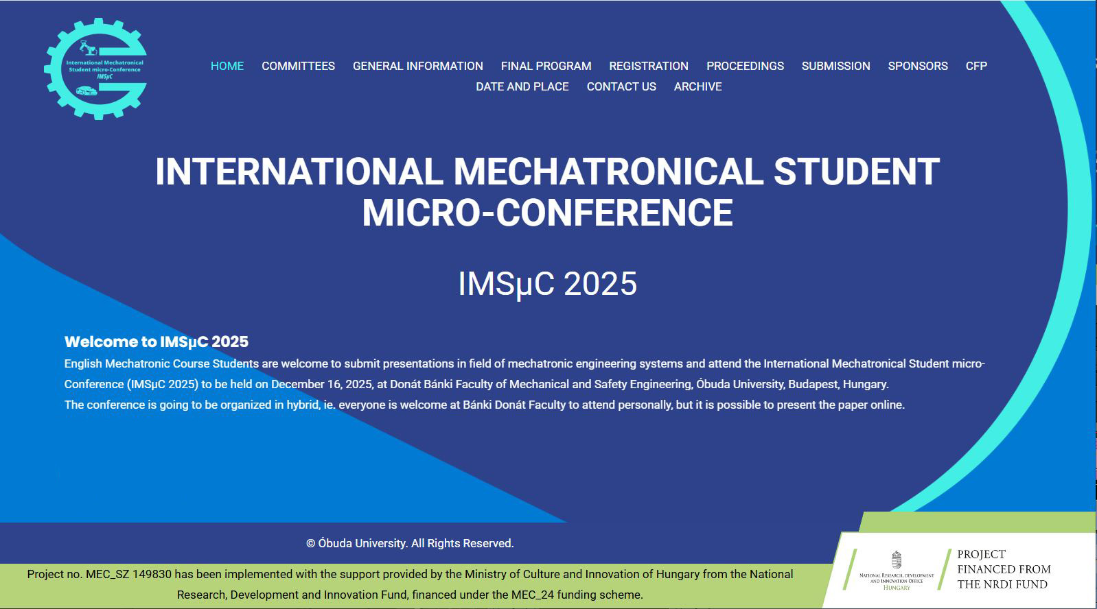 IMSmC 2025 logo
